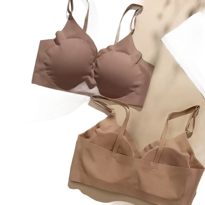 Sleep Bra Bralette - KUCLUT 女性用ブラジャー プッシュアップ下着 着脱可能なパッド入りブラレット ワンピース セクシーブラジャー