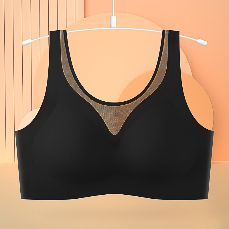 1 個の女性のブラジャー痕跡通気性ブラジャーなし鋼リング通気 - Mastectomy Bra Pocket のレビューと価格