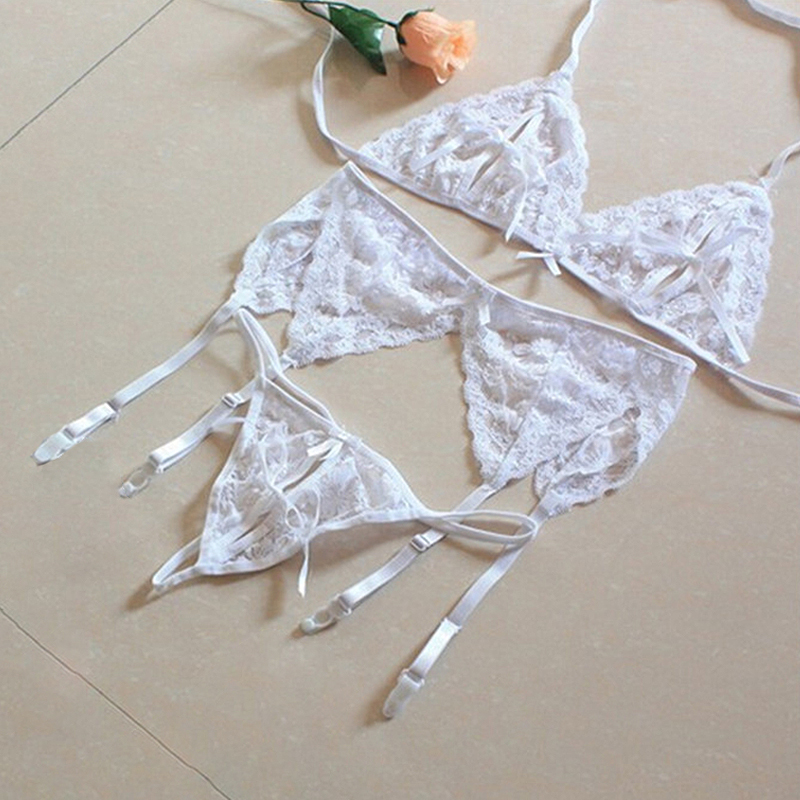 1セットの女性用レースランジェリー、スリングオープンプッシュ - Sheer Mesh Bra のレビューと価格