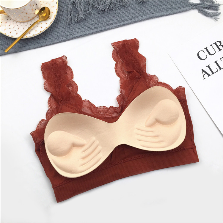 女性のためのセクシーな3Dレースのランジェリー,シームレスな - Sheer Bra Lace のレビューと価格