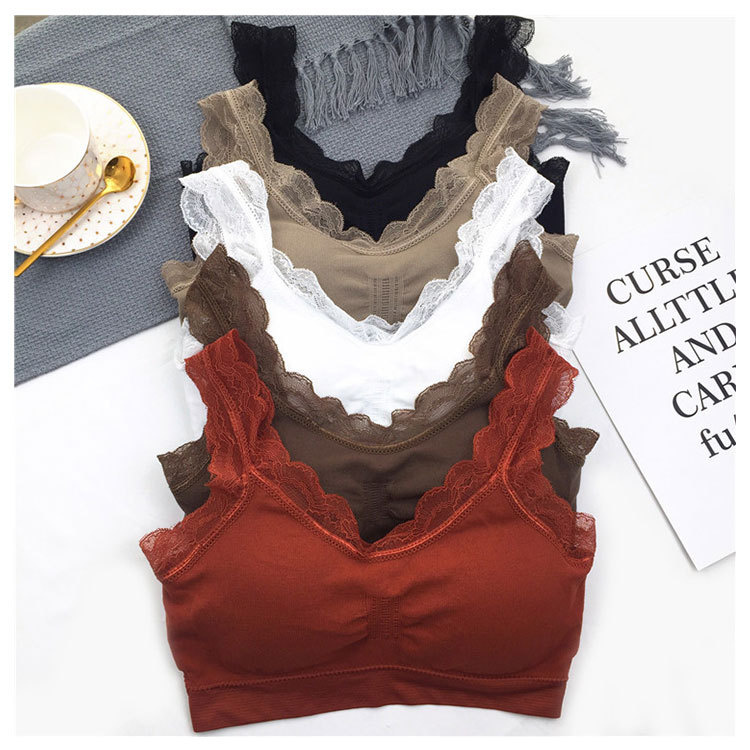 女性のためのセクシーな3Dレースのランジェリー,シームレスな - Sheer Bra Lace のレビューと価格