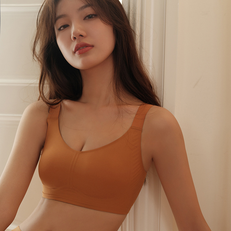 大きな胸は女性のための小さな下着を示します超薄型マークレスウ - Full Coverage Bra のレビューと価格
