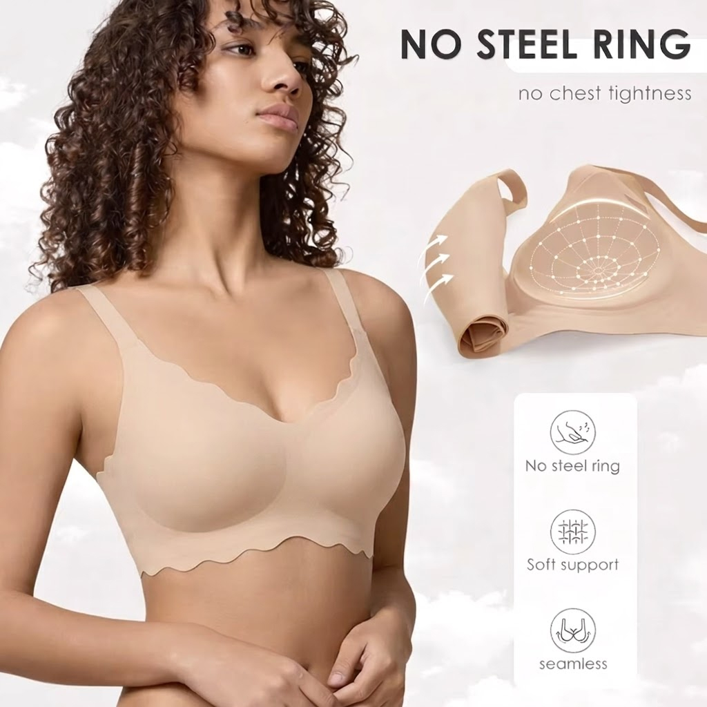 シームレスワイヤレスサポートブラ、プッシュアップ、快適で柔ら - Mastectomy Bra Pocket のレビューと価格