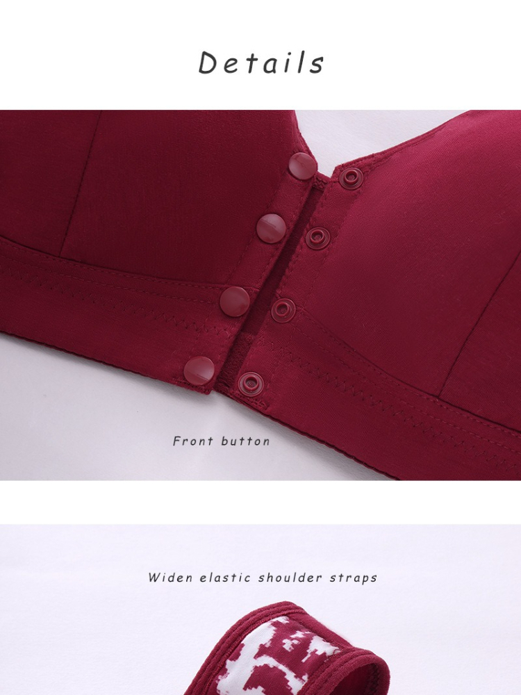 XL-7XL プラスサイズ フロントバックルブラジャー レデ - Wirefree Bra Comfort のレビューと価格